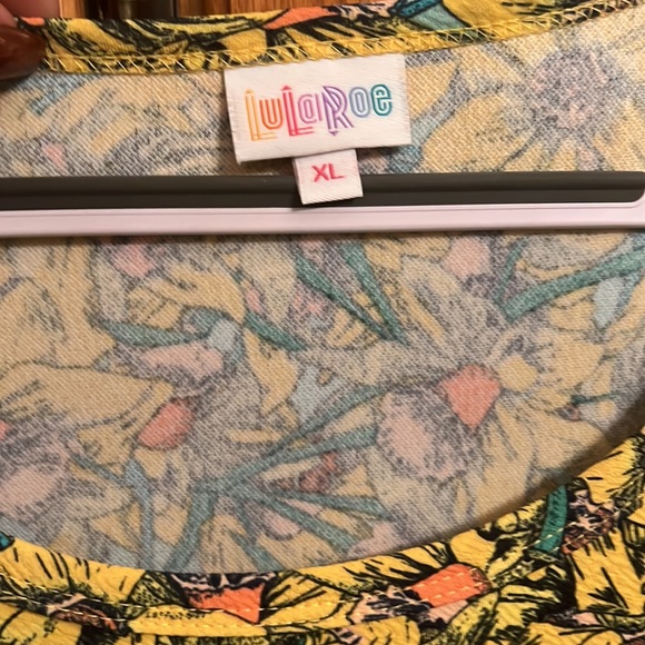 Pretty Daffodil Print Nicole Dress XL - Picture 3 of 4